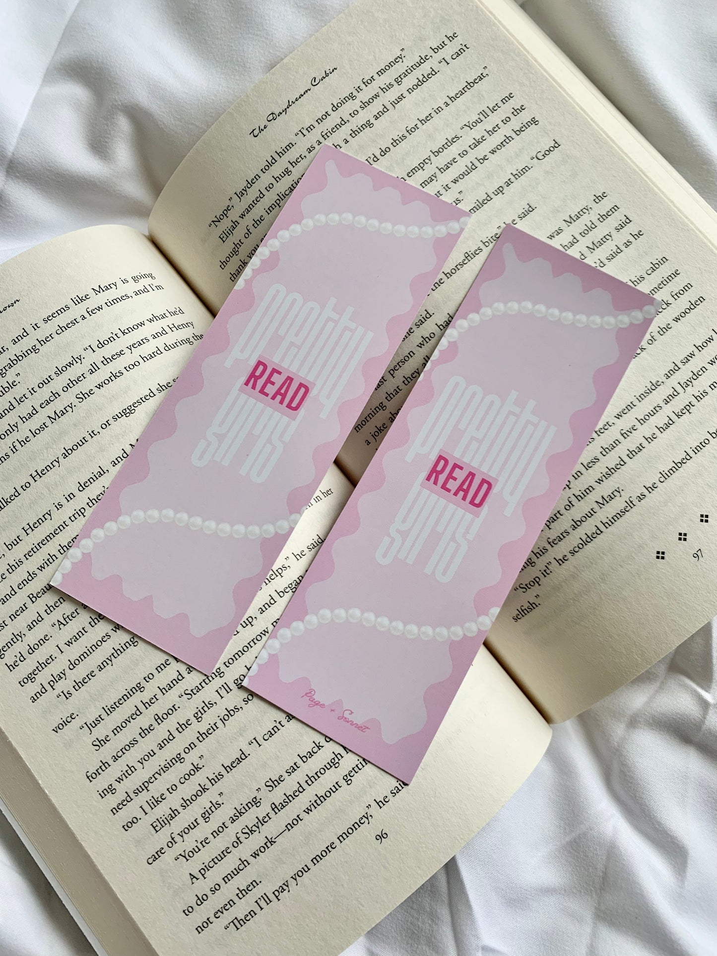 Pretty Girls Read Bookmark