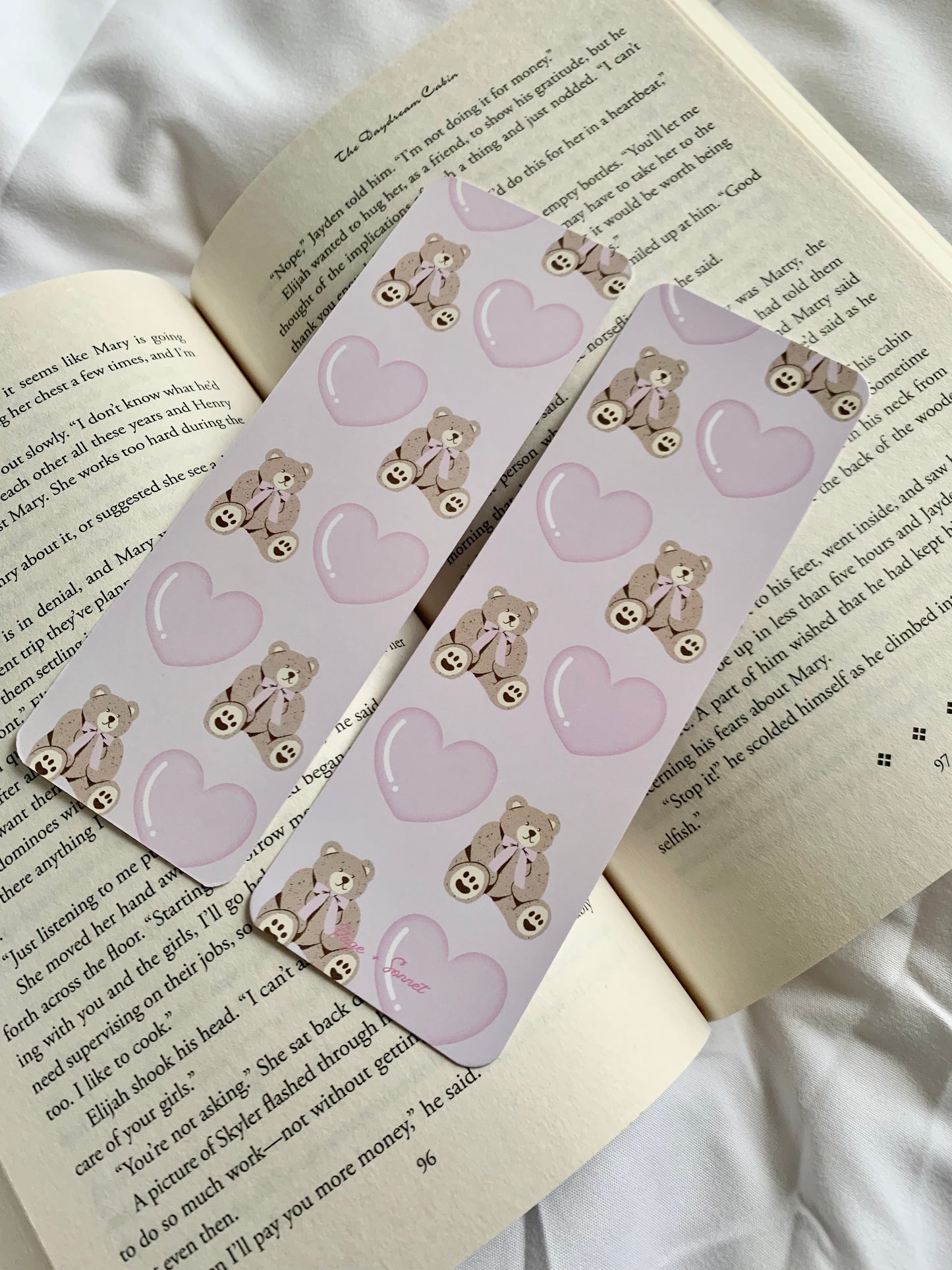 Sweet Bear Daydream Bookmark