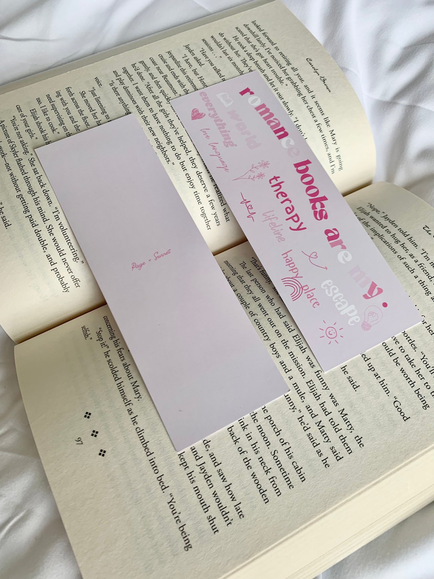 Romance Books Bookmark
